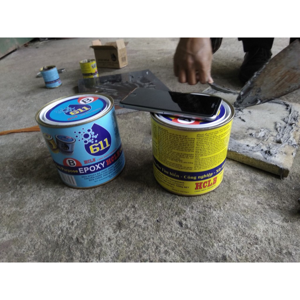 Keo dán đa năng Epoxy 611 - 273g, SIÊU CHẮC BỀN : Đá, Nhựa, Gỗ, Kim Loại ..