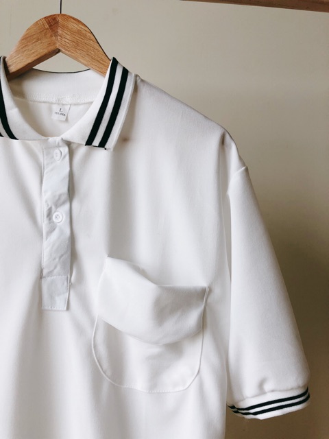 [Có video] Áo Polo dáng dài/ Váy polo phong cách Hàn Quốc | BigBuy360 - bigbuy360.vn