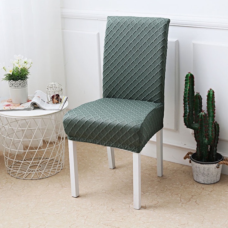 Áo phủ ghế MENGNI dày dạng lưới màu trơn