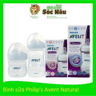 Bình sữa Philips Avent mô phỏng tự nhiên 125ml/260ml (SCF690/13)(SCF693/13)