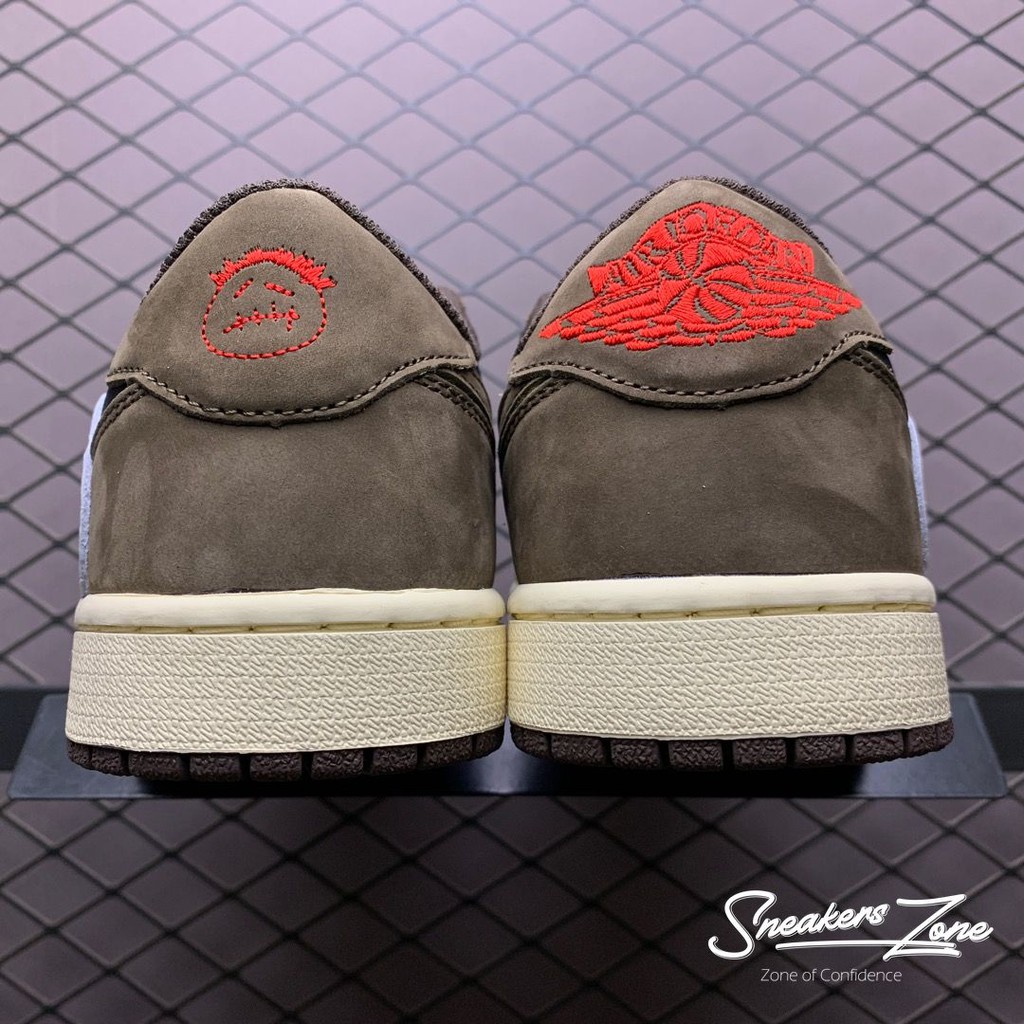 (FREESHIP+HỘP+QUÀ) Giày thể thao Sneakers AIR JORDAN 1 Retro Low OG SP Travis Scott Nâu đen cổ thấp | BigBuy360 - bigbuy360.vn