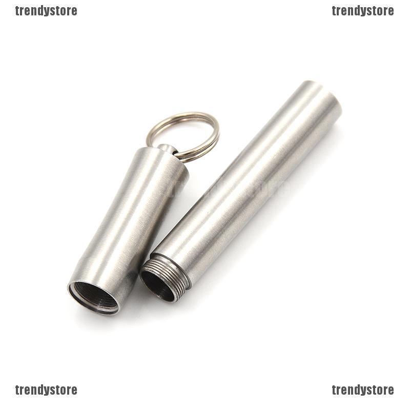 Hộp đựng tăm bằng titanium chống thấm nước dành cho du lịch