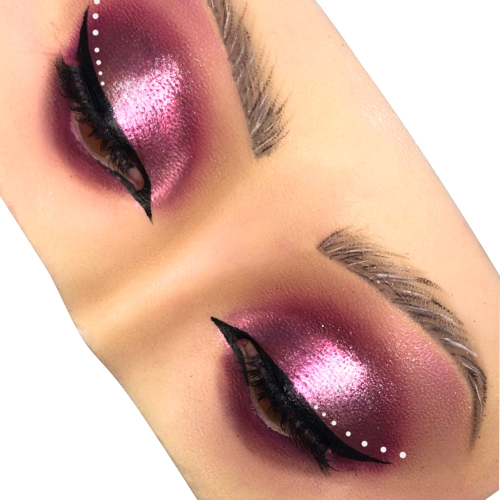 Bảng silicon tạo hình FOREVERLILY hỗ trợ luyện tập trang điểm lông mi/ mắt có thể tái sử dụng cho người mới bắt đầu