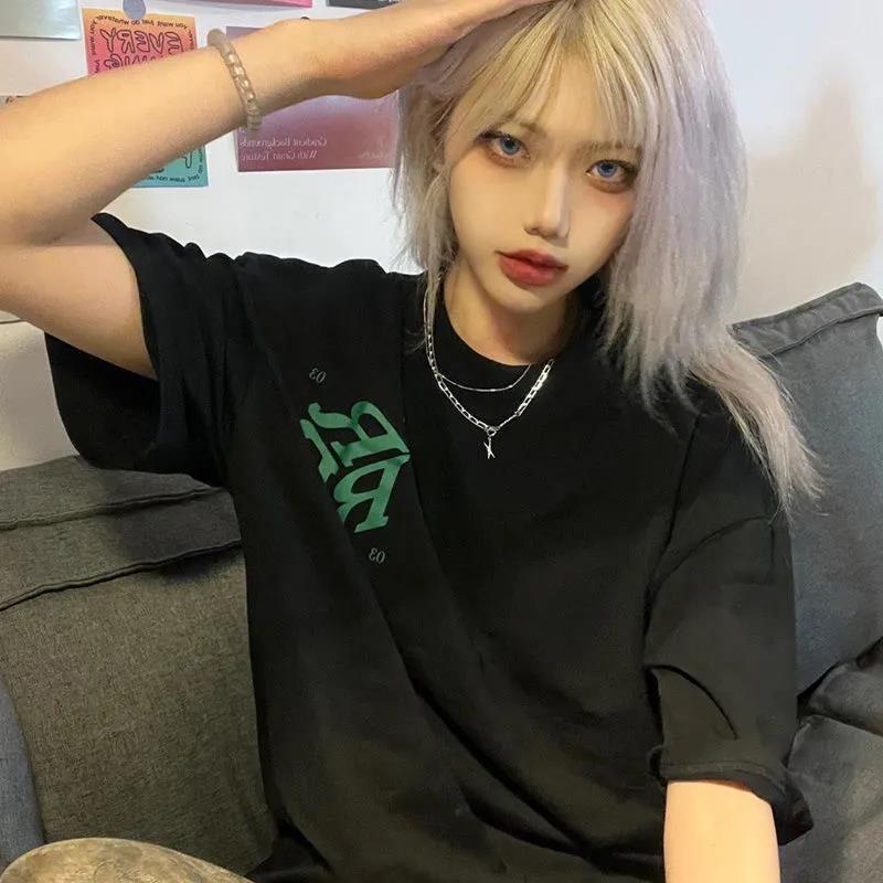 NRVP Áo Thun 100% Cotton Dáng Rộng Thời Trang Hàn Quốc Cho Nữ