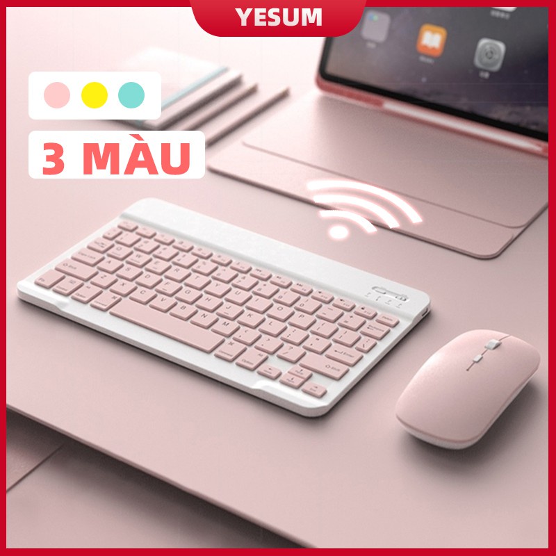 Bàn phím, chuột Bluetooth không dây 10 inch cho điện thoại iPad/Tab