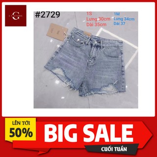 Quần short jeans lưng cao quảng châu hot trend size s và size m
