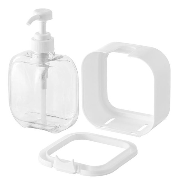 Chai Đựng Nước Rửa Tay Dạng Bơm Trong Suốt Tiện Lợi Dành Cho Nhà Tắm