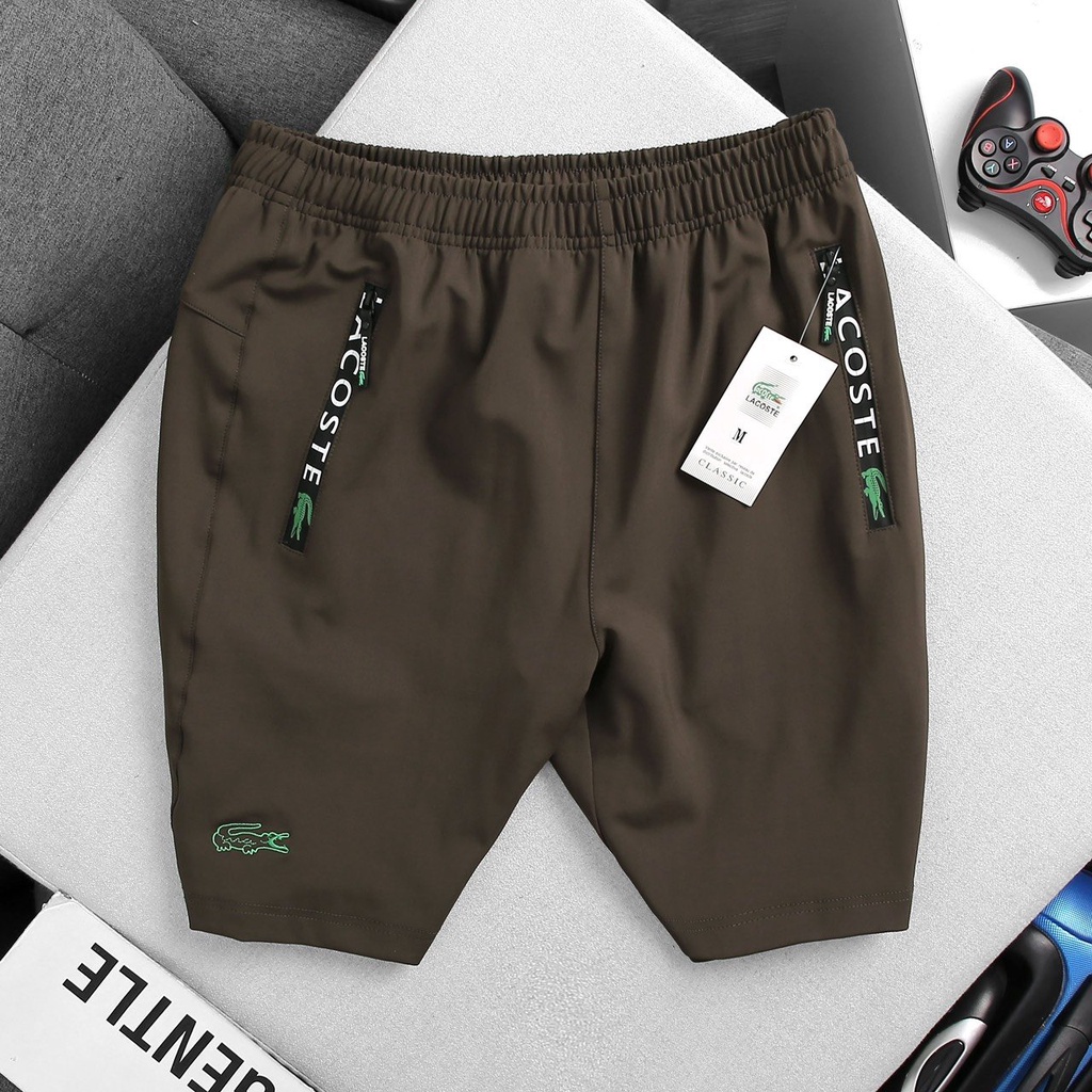 Quần Short Nam Thể Thao Lacoste Túi Zip
