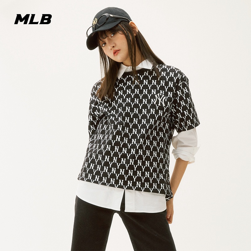 Áo Thun MLB Phong Cách Cổ Điển Hàn Quốc Cho Nữ