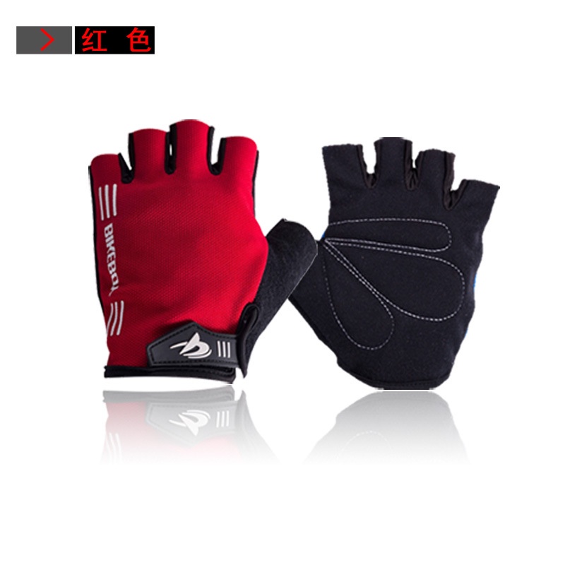 Găng Tay Xe Đạp Chuyên Dụng Hở Ngón Cao Cấp Loại 1, Găng Tay Tập Gym Nam Nữ Bikeboy