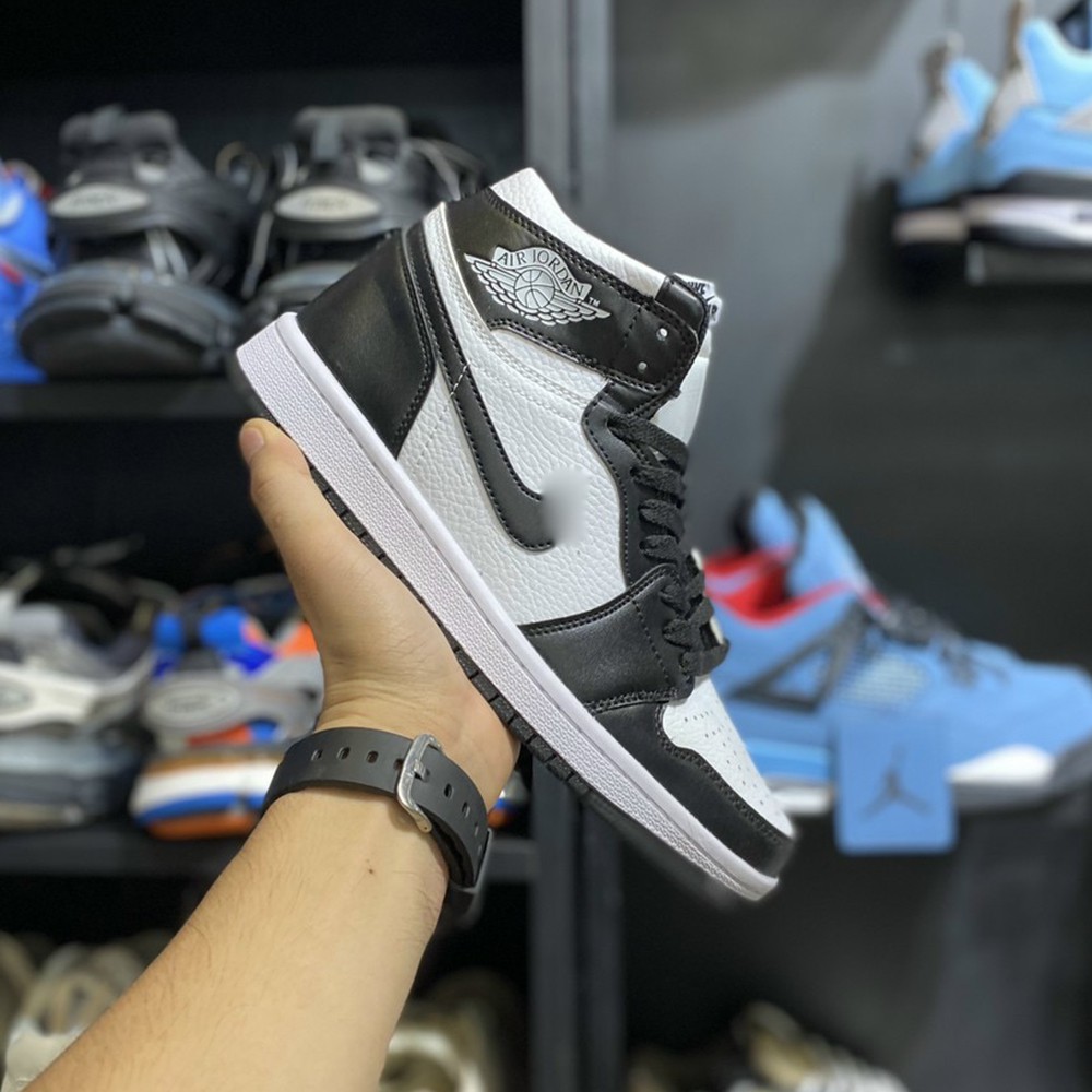 Giày Jordan 1 High Black White Nam - Giày JD1 Sneaker Bóng Rổ Cổ Cao Đen Trắng [FREE SHIP + HỘP GIÀY + HỘP BẢO VỆ]