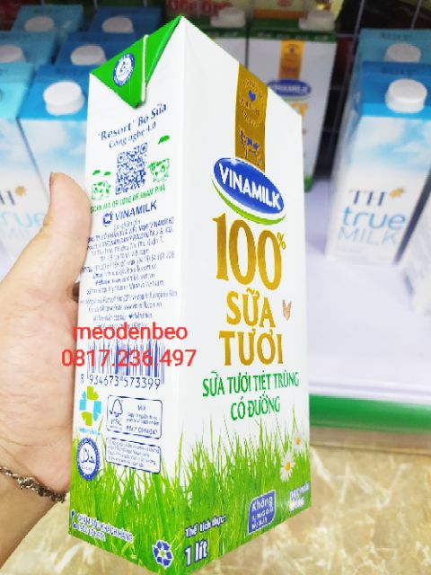 Sữa tươi vinamilk 1 lít