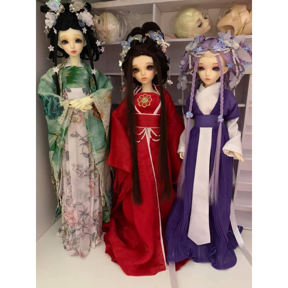 Tóc cổ trang búp bê BJD 1/3
