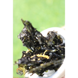 Rong biển sấy tỏi