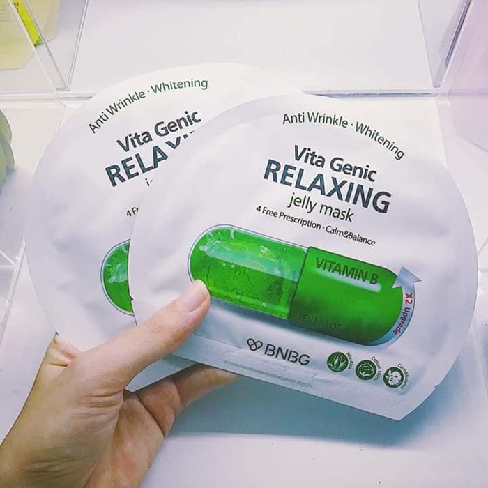 Combo 10 Mặt nạ giấy BNBG Vita Genic Jelly Mask 30ml Mix : Lifting, Whitening, Relaxing, Hydrating NPP Shoptido