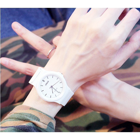 ĐỒNG HỒ NƯ DÂY CAO SU JINGIS 357NHIỀU MÀU PHONG CÁCH HÀN QUỐC | BigBuy360 - bigbuy360.vn