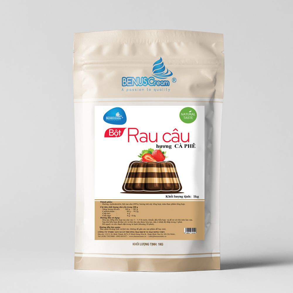 Rau Câu pha sẵn - 1kg BENusCream