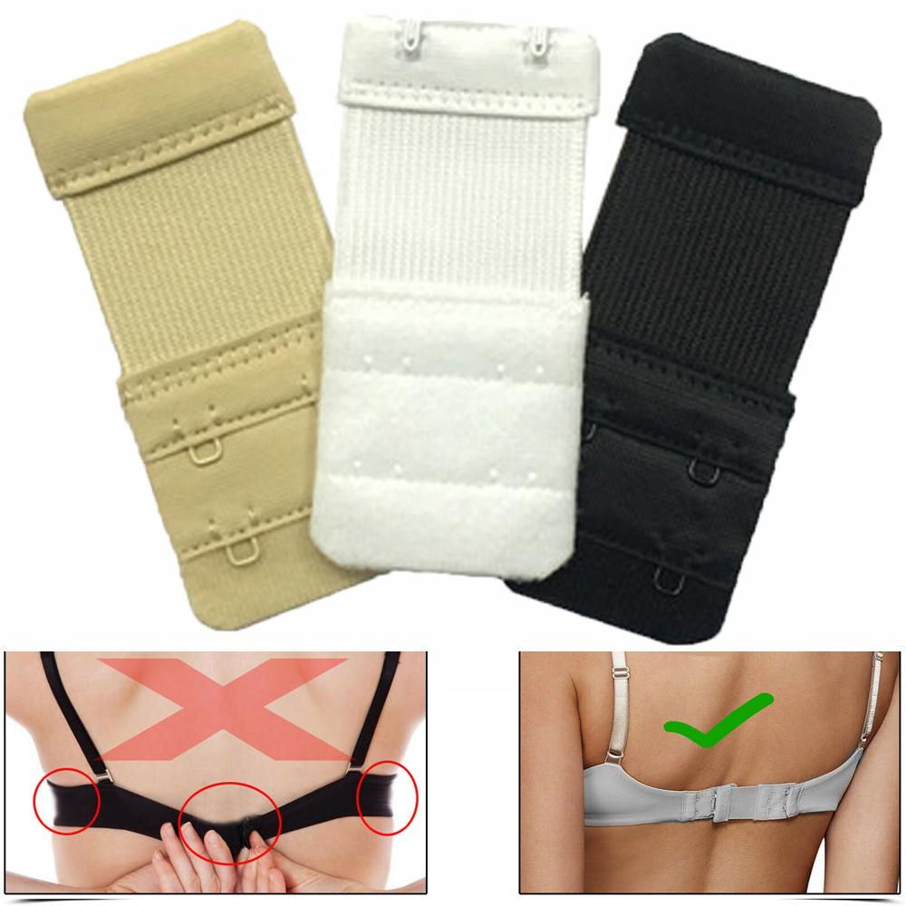 2 / 3 Móc Nối Dài Áo Ngực Mềm Mại Không Dây Có Thể Điều Chỉnh Cho Nữ