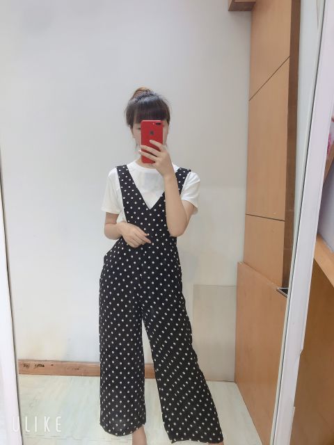 Sét áo phông yếm chấm bi (kèm ảnh thật) | BigBuy360 - bigbuy360.vn