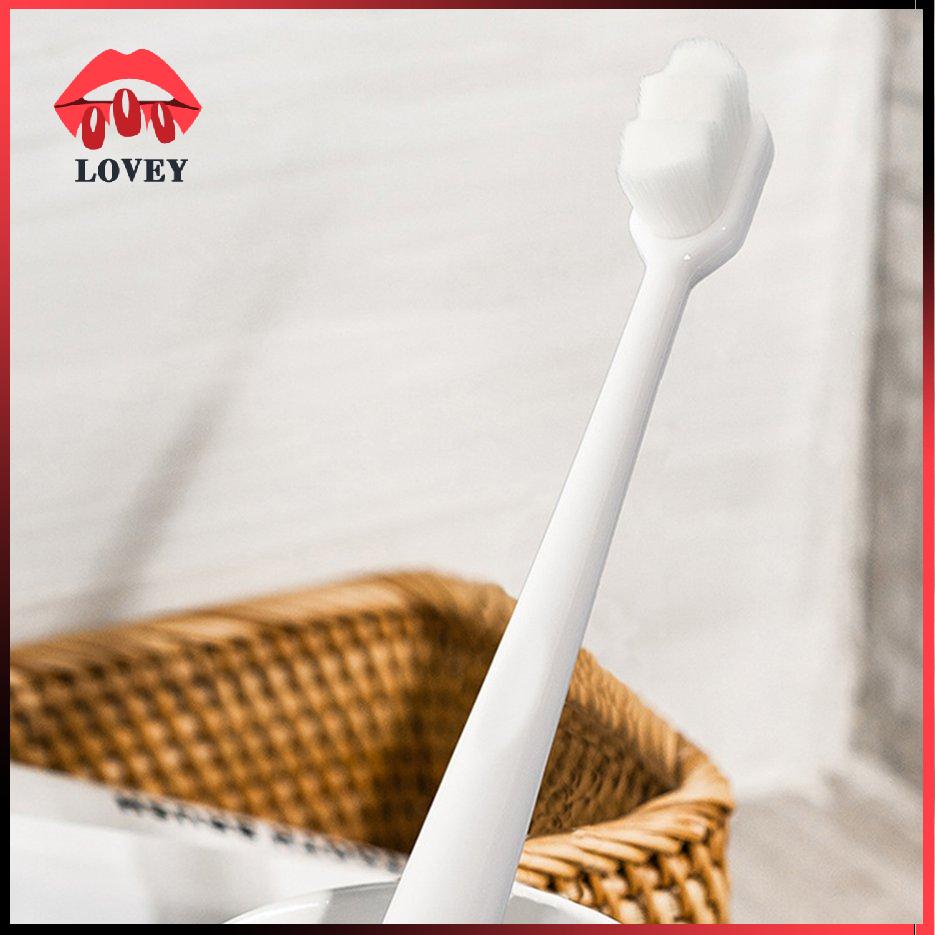 lovey★Micron Grade Dense Bathroom Nano Toothbrush Soft Bristles Multifunctional