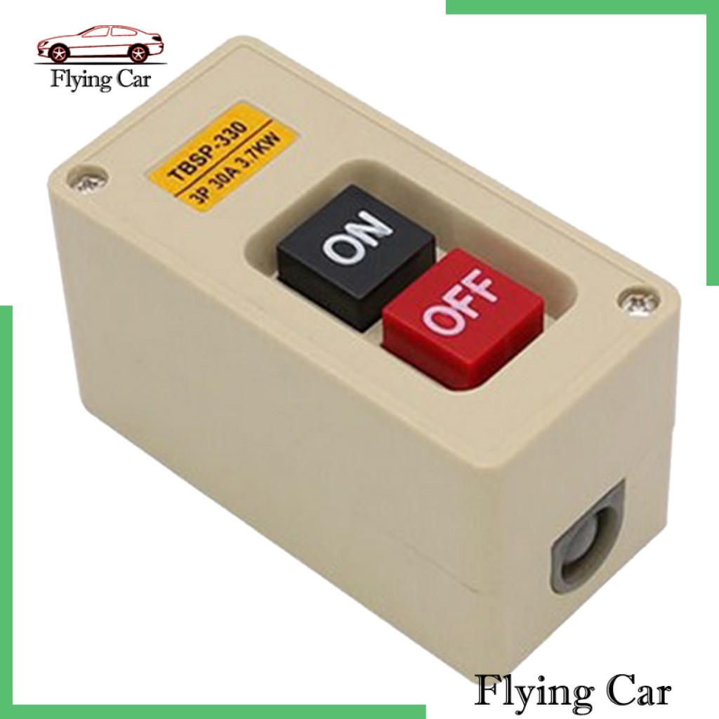 Nút Công Tắc Bật / Tắt Nguồn Điện TBSP-330 3 Phase 3.7Kw 30A 2