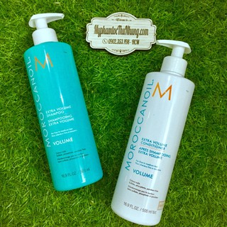 DẦU GỘI XẢ TĂNG ĐỘ PHỒNG TÓC MOROCCANOIL VOLUME ISRAEL 500ML