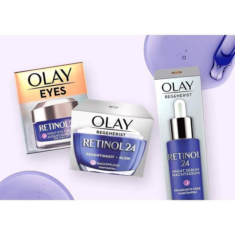 Kem dưỡng và serum ban đêm Olay Retinol
