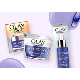 Kem dưỡng và serum ban đêm Olay Retinol [Hàng Đức]