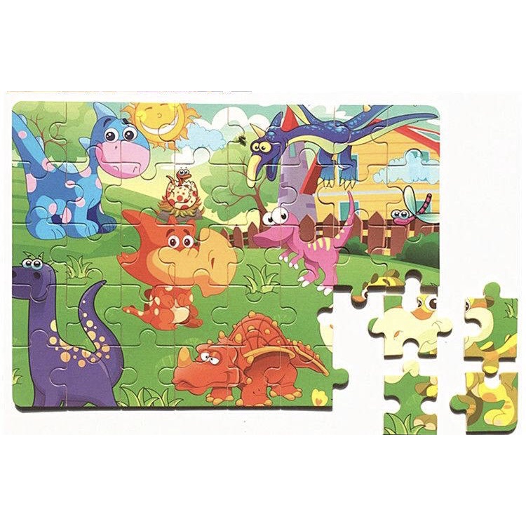 [60 miếng] Bộ tranh ghép hình gỗ puzzle -Tranh xếp hình