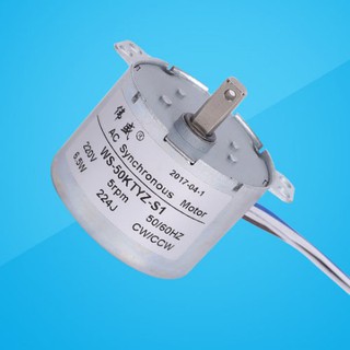 Động cơ giảm tốc 2.5rpm momen xoắn 26kgf.cm 220V AC 4 dây