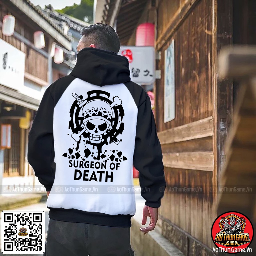 BST Áo khoác One Piece Trafalgar Law K01, Áo khoác Law hoodie Anime Manga, có size bé cho trẻ em em | AoThunGameVn | WebRaoVat - webraovat.net.vn