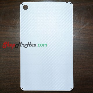Skin Dán Mặt Sau Lưng Vân 3D Xiaomi Mi Pad 4 - Carbon, Hình Hộp, Nhám