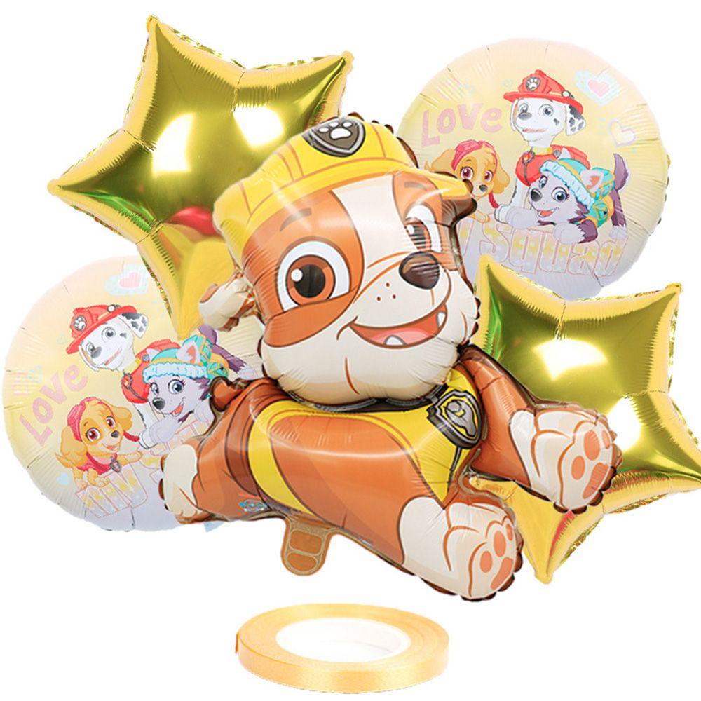 LAYOR1 Bong Bóng Nhôm Hình Chú Chó Cứu Hộ Trang Trí Tiệc Sinh Nhật