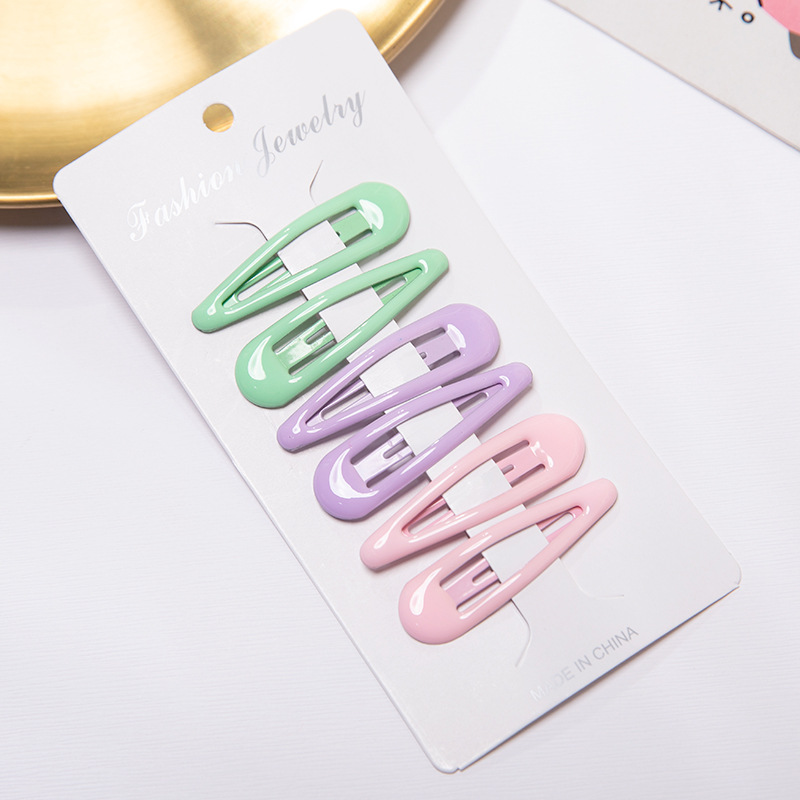 Set 6 Kẹp Tóc Kiểu Dáng Xinh Xắn Cho Bé Gái
