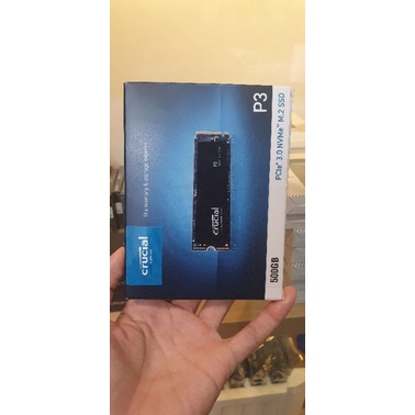 Ổ cứng SSD Crucial P3 500Gb - 1TB NVMe Gen3x4 - Bảo hành 60 tháng
