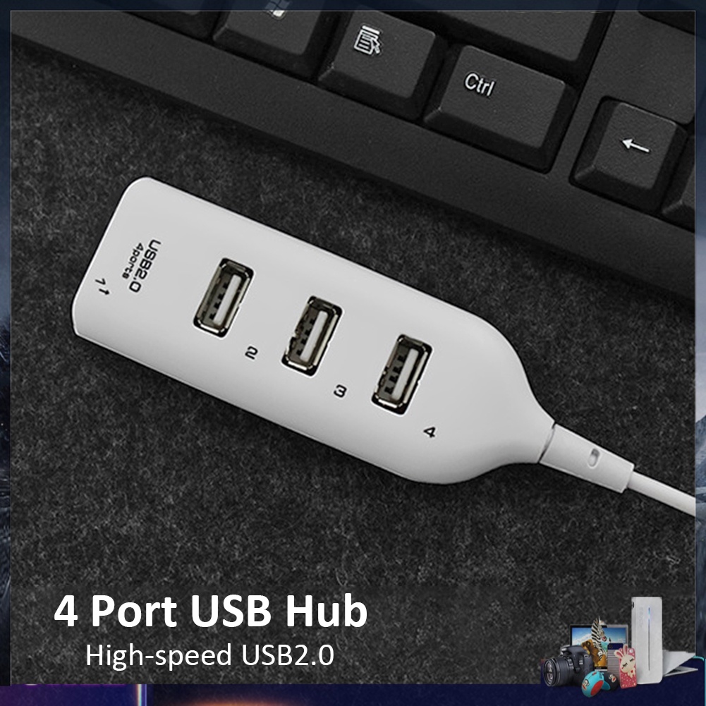 Hub chia 4 cổng USB 2.0 tốc độ cao 5Mbps