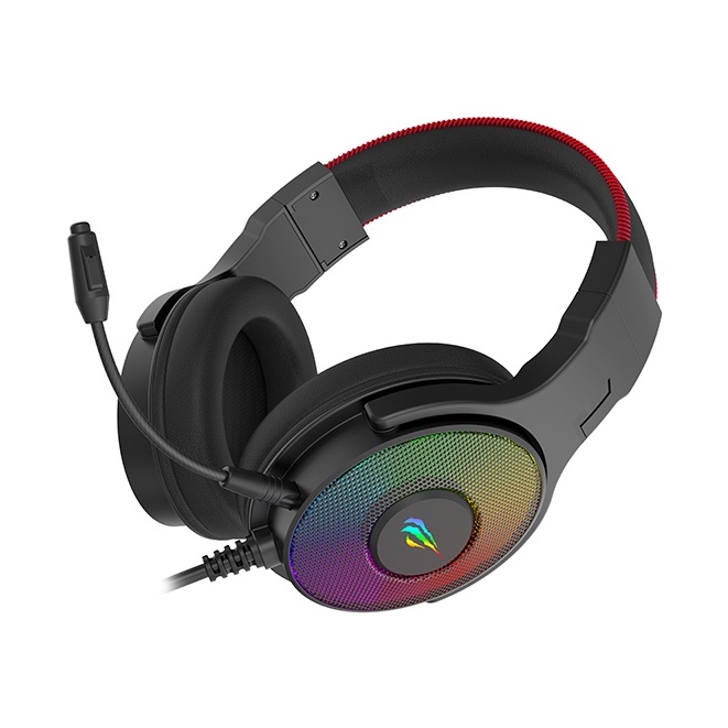 Tai Nghe Gaming Headphone HAVIT H2028U, Driver 50mm, Thiết Kế Khung Thép, Mic Khử Ồn- Hàng Chính Hãng