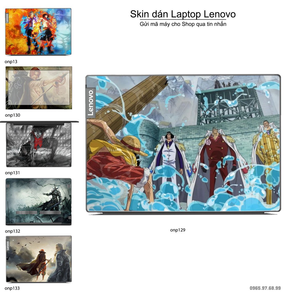 Skin dán Laptop Lenovo in hình One Piece _nhiều mẫu 15 (inbox mã máy cho Shop)