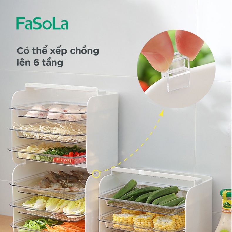 Kệ, khay để đồ, gia vị, thực phẩm nấu nướng tiện lợi FASOLA FSLSH-238