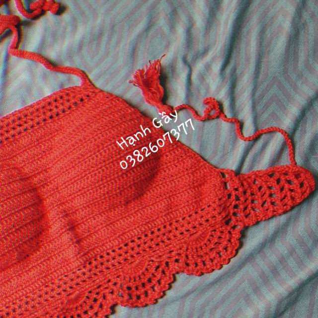 Áo len móc đi biển (Ảnh tự chụp thật) | BigBuy360 - bigbuy360.vn