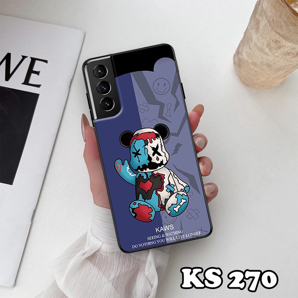 Ốp lưng Samsung S21 - S21 Plus - S21 Ultra - S21 FE - Ốp Samsung in hình Gấu B.Ŗİ.ÇK - Lưng nhám viền TPU cao cấp