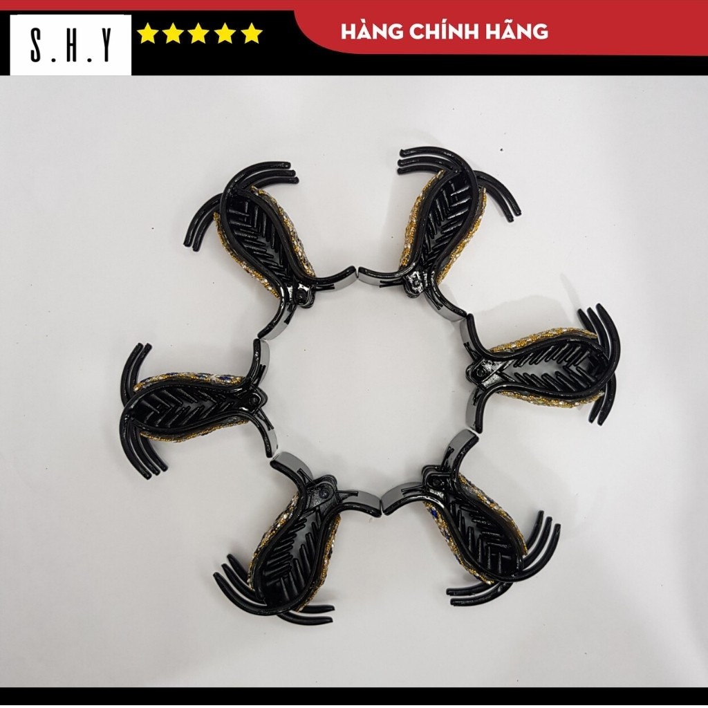 SET 12 Kẹp Tóc Càng Cua Đính Đá Cao Cấp (SET 12 Chiếc) | BigBuy360 - bigbuy360.vn