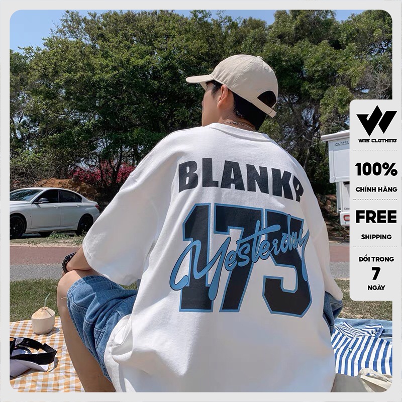 Áo thun tay lỡ unisex form rộng WIIS 175 phông rộng nam nữ phong cách oversize ulzzang