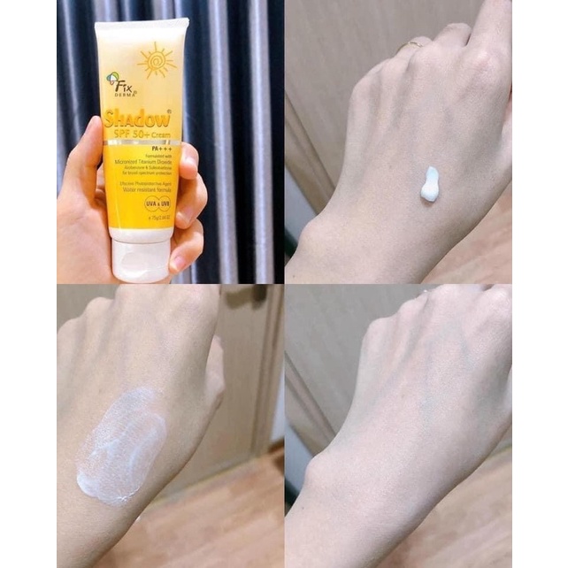 [MẪU MỚI] Kem Chống Nắng Fixderma Shadow Mỏng Nhẹ Không Gây Bí Da SPF50 Cream SPF 30 Gel Nhập Khẩu Chính Hãng