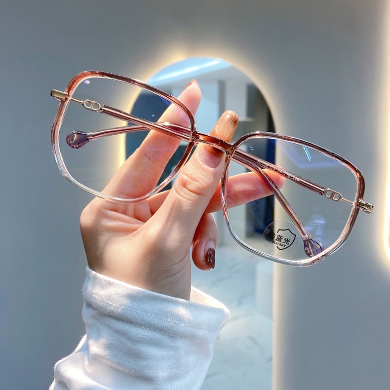 Gọng Kính Cận Hàn Quốc Bling Bling Lấp Lánh 2022- Kính Cận Nhũ Viền Memo Optical