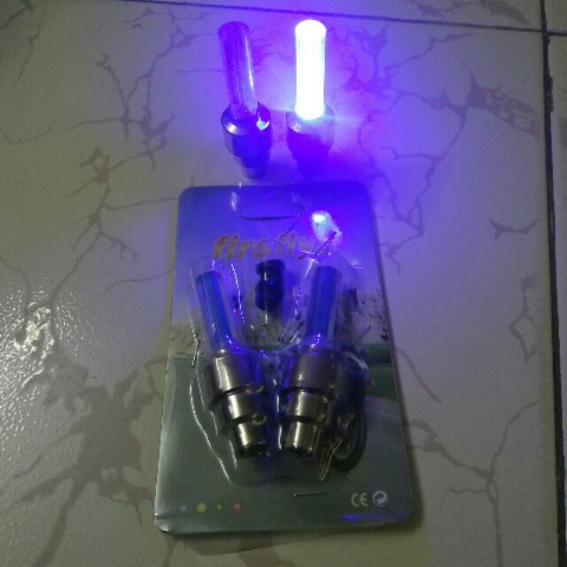 Bộ đèn led trang trí vòi xe màu xanh