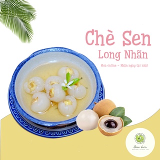 Set Chè Sen Long Nhãn Tự Nấu (SET LỚN 30 - 35 Chén) Gồm 10 Loại Nguyên Liệu Tặng Kèm Công Thức - GREEN FARM