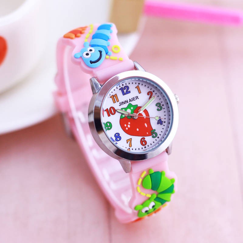 hồ đồng Phim hoạt hình dễ thương Trẻ em nhỏ Đồng hồ trẻ em nam và nữ Quartz không thấm nước điện tử phiên bản Hàn Qu | BigBuy360 - bigbuy360.vn