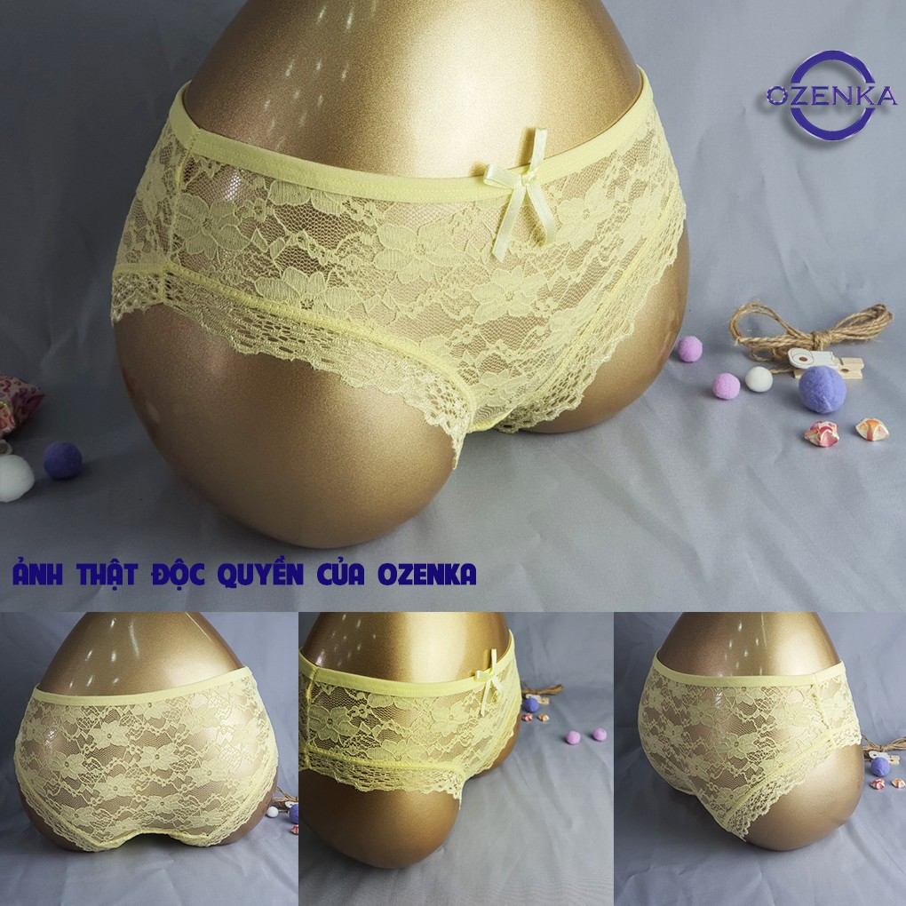 Quần lót ren, quần lót nữ xuyên thấu sexy siêu mát mặc hè RITA 069 | BigBuy360 - bigbuy360.vn