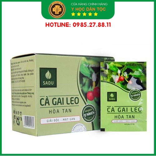 cà gai leo hòa tan gói 5Gr ⚜️FREESHIP⚜️ hỗ trợ và điều trị các bệnh về gan